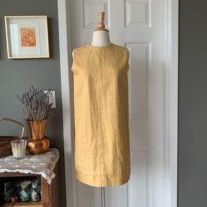 Theory marigold linen column dress 1673